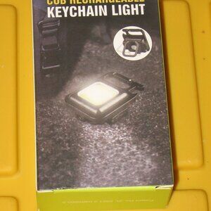 COB USB Rechargeable Keychain Multi-Function Light New in Box